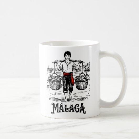 Malagaへようこそ 5: El Cenachero コーヒーマグカップ (右)