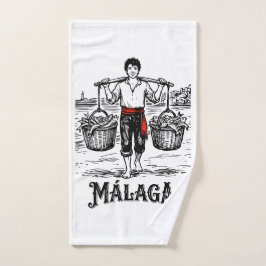 Malagaへようこそ 5: El Cenachero バスタオルセット