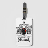 Malagaへようこそ 5: El Cenachero ラゲッジタグ (正面縦)