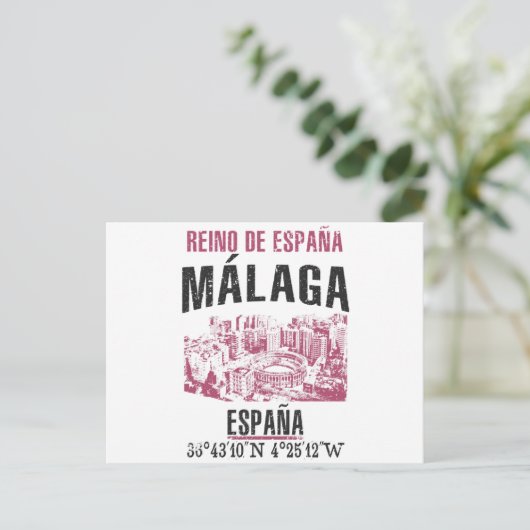Málaga ポストカード (スタンド正面)