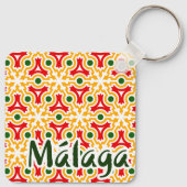 Malaga street walls 1 キーホルダー (裏面)