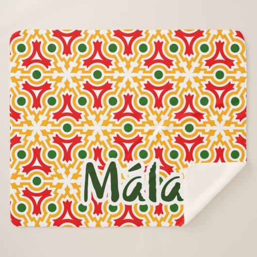 Malaga street walls 1 シェルパブランケット (正面(横))