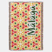 Malaga street walls 1 スローブランケット (正面縦)