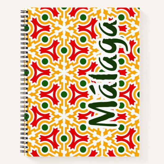 Malaga street walls 1 ノートブック (正面)