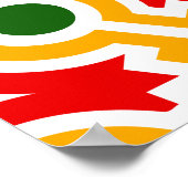 Malaga street walls 1 ポスター (角)