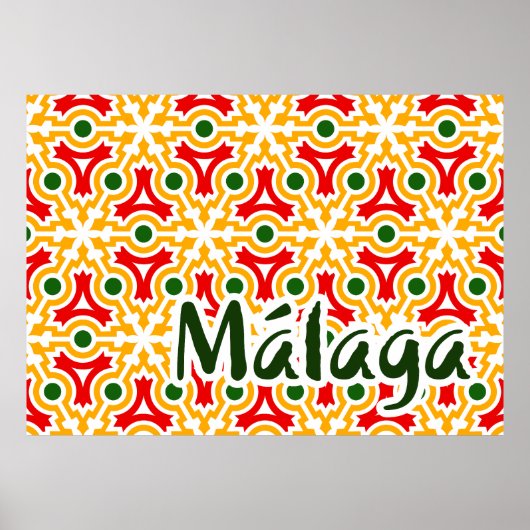 Malaga street walls 1 ポスター (正面)