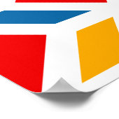 Malaga street walls 2 ポスター (角)