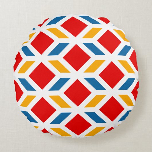 Malaga street walls 2 ラウンドクッション (正面)