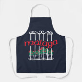 Malaga, window with flowers エプロン (正面)