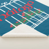 Malaga, window with flowers シェルパブランケット (3/4)