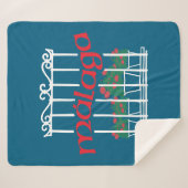 Malaga, window with flowers シェルパブランケット (正面(横))