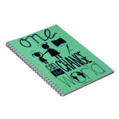 "Malala"の著インスパイアノート ノートブック (右側)