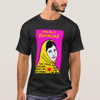 Malala Yousafzai Pop Folk Art friends Tシャツ
