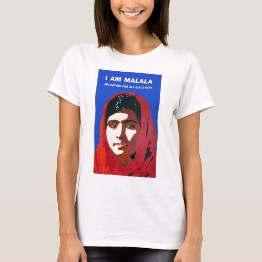 MALALA YOUSAFZAI Tシャツ (正面)