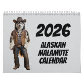 Malamute Calendar カレンダー (カバー)