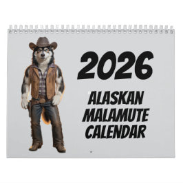 Malamute Calendar カレンダー