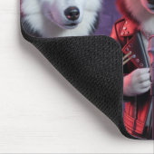 Malamute Punk Rockers Mousepad マウスパッド (コーナー)