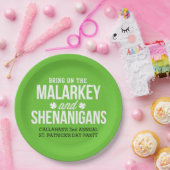 Malarkey及び偽りのカスタムな紙皿 ペーパープレート (パーティー)