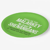 Malarkey及び偽りのカスタムな紙皿 ペーパープレート (アングル)