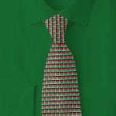 Malawi Flag Brick Pattern ネクタイ