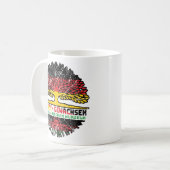 Malawi Malawisch Deutsch Deutschland Baum Wurzel コーヒーマグカップ (正面左)