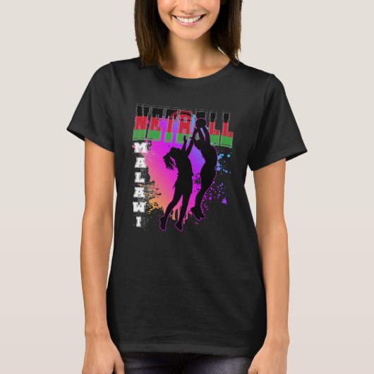 Malawi  Netball Tシャツ (正面)