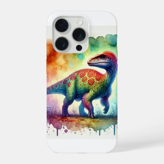 Malawisaurus 141024AREF148 - Watercolor iPhoneケース (裏面)