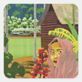 Malayaを参照 スクエアシール (正面)