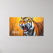 Malayan Tiger, The Soul of the Malaysia Rainforest キャンバスプリント (正面)