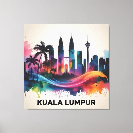 malaysia キャンバスプリント (正面)