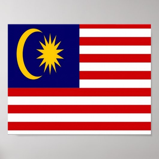 Malaysia - Flag - ポスター (正面)