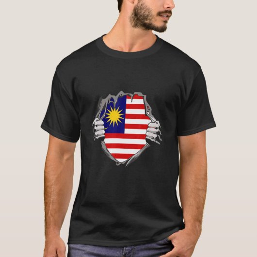 Malaysia Flag Tシャツ (正面)