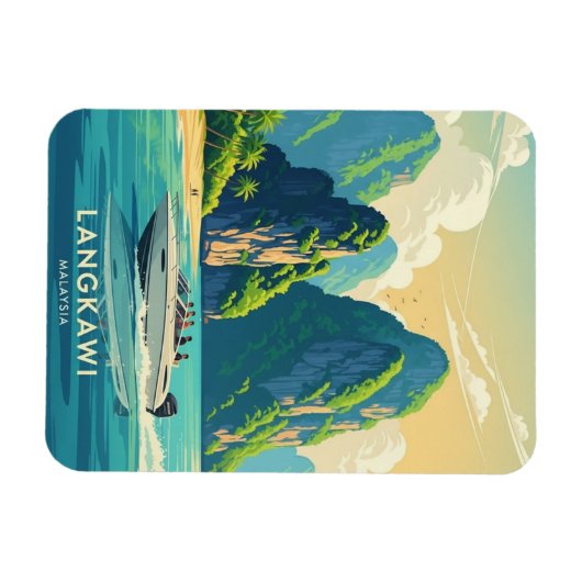 Malaysia Langkawi マグネット (横)