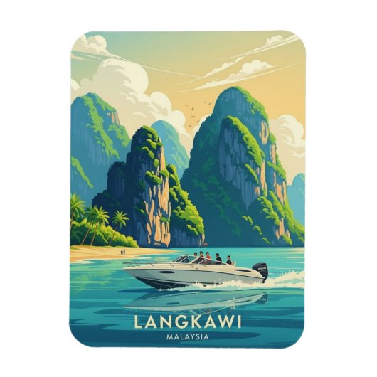 Malaysia Langkawi マグネット (縦)