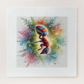 Malaysian exploding ant 221024AREF132 - Watercolor ジグソーパズル (横)