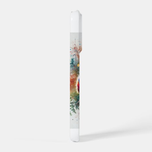 Malaysian exploding ant 221024AREF132 - Watercolor iPhoneケース (右側面)