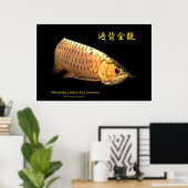 Malaysian Golden Arowana ポスター (ホームオフィス)