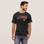 Malaysian King Malaysia Malaysian Malaysia Flag Tシャツ (正面フル)