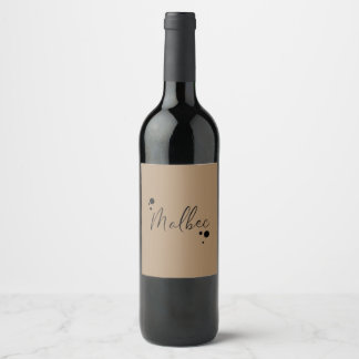 Malbec ワインラベル