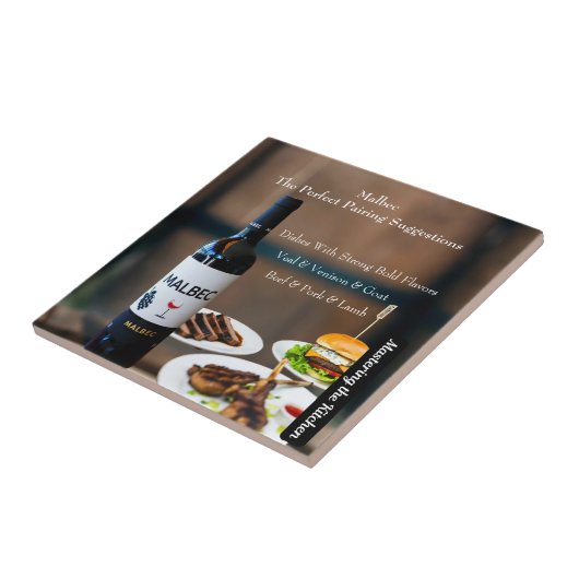 Malbec Wine Pairing Guide/Mastering the Kitchen タイル (側面)