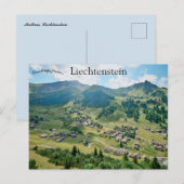 Malbun Liechtenstein ポストカード (正面/裏面)