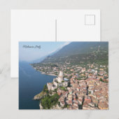 Malcesine Lake Garda Italy シーズンポストカード (正面/裏面)