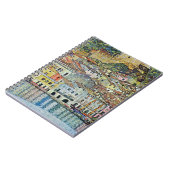 Malcesine on Lake Garda By Gustav Klimt ノートブック (左側)