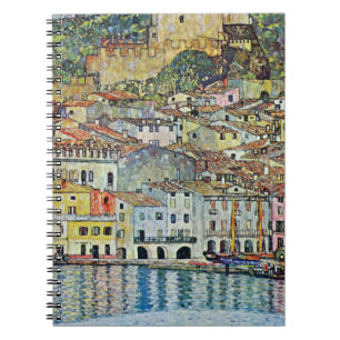 Malcesine on Lake Garda By Gustav Klimt ノートブック