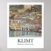 Malcesine on Lake Garda by Gustav Klimt ポスター (正面)