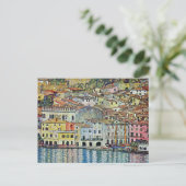 Malcesine on Lake Garda By Gustav Klimt ポストカード (スタンド正面)