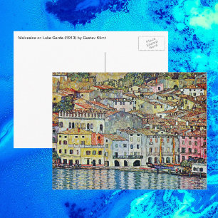 Malcesine on Lake Garda By Gustav Klimt ポストカード