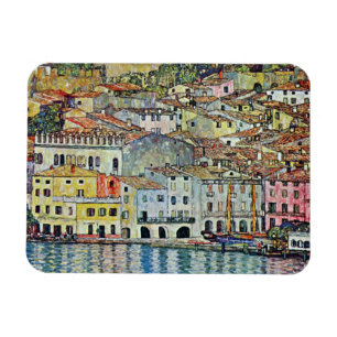 Malcesine on Lake Garda By Gustav Klimt マグネット