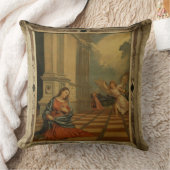 Malchiostroの告知、c.1520 (パネルの油 クッション (ブランケット)