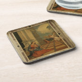 Malchiostroの告知、c.1520 (パネルの油 コースター (左側)